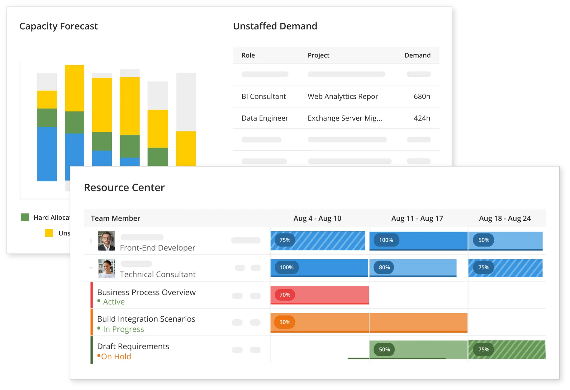 Resource Capacity Planning & Optimization